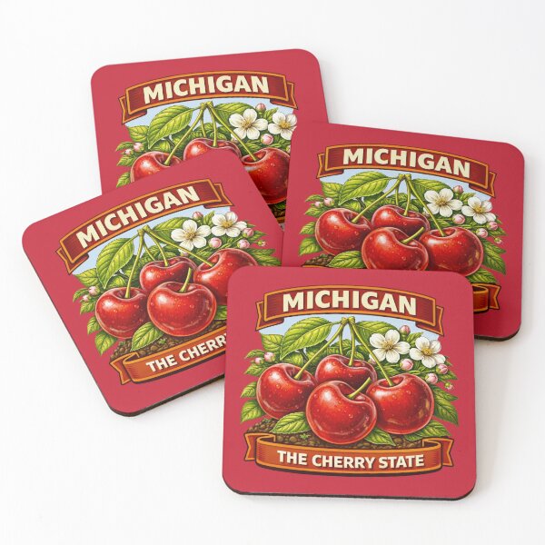 Item preview, Michigan - The USA Cherry State designed and sold by Myra365Art.
