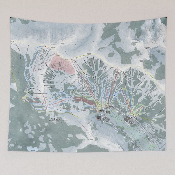 Item preview, Kirkwood Resort Trail Map designed and sold by Mapsynergy.