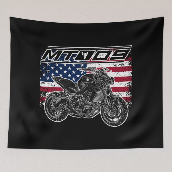 Item preview, MT-09 Patriotic USA Street Bike designed and sold by FroggyBaBoy.