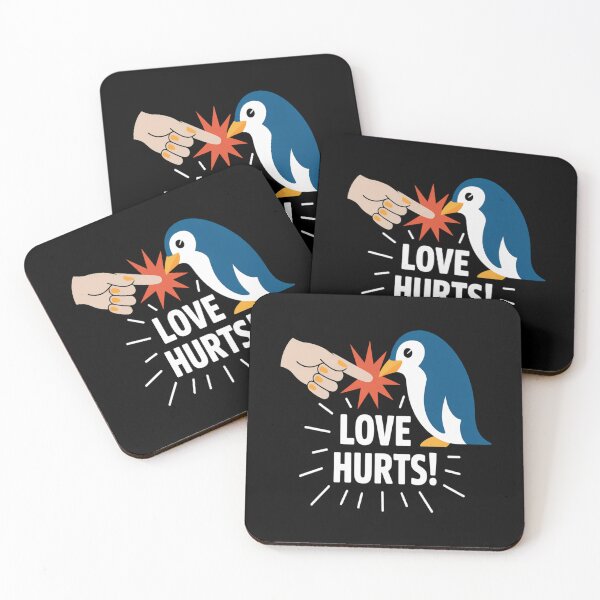 Item preview, Love Hurts Penguin  designed and sold by mandiana.