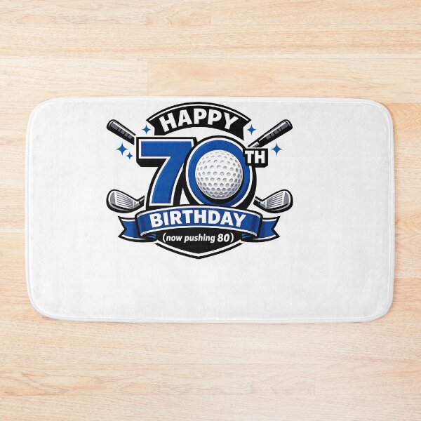Item preview, Happy 70th Birthday Golf Design designed and sold by HUTEND.