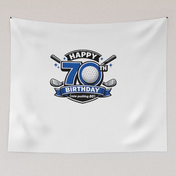 Item preview, Happy 70th Birthday Golf Design designed and sold by HUTEND.