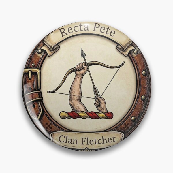 Item preview, Clan Fletcher Crest designed and sold by BagTown Clans.
