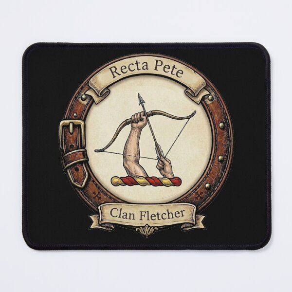 Item preview, Clan Fletcher Crest designed and sold by BagTown Clans.
