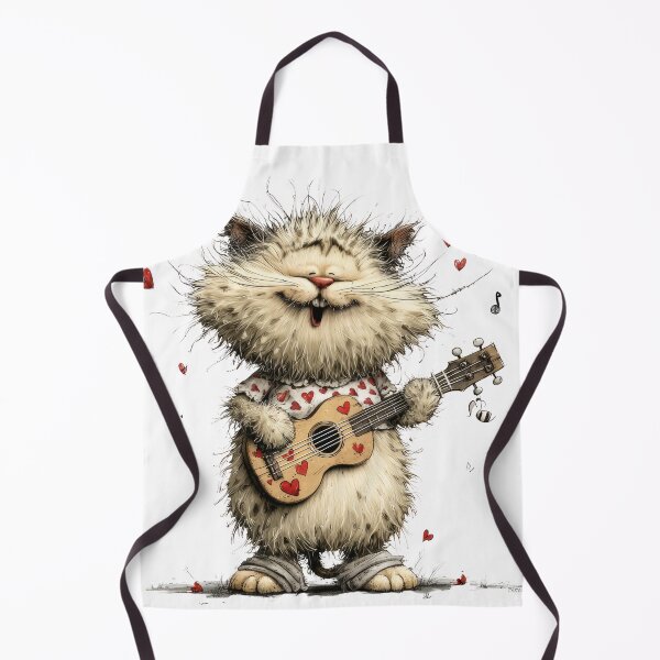 Item preview, Cute Cat on guitar! designed and sold by fribabywonder.
