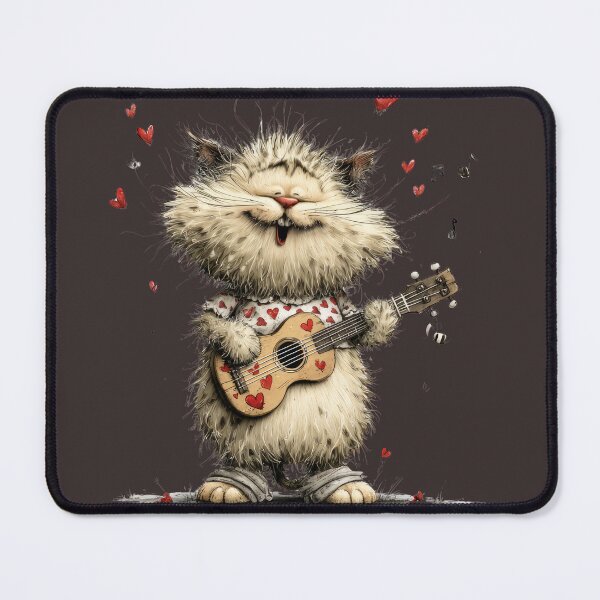 Item preview, Cute Cat on guitar! designed and sold by fribabywonder.