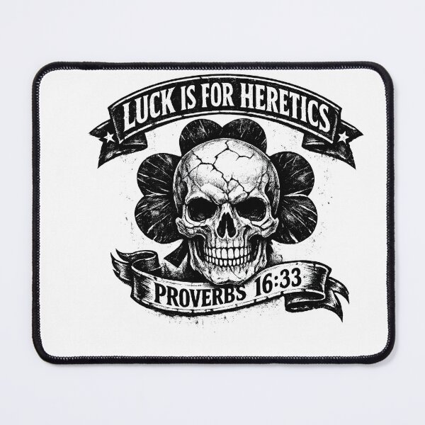 Item preview, Luck is for Heretics Skull Design designed and sold by HUTEND.