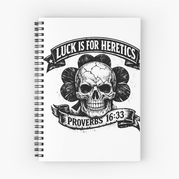 Item preview, Luck is for Heretics Skull Design designed and sold by HUTEND.