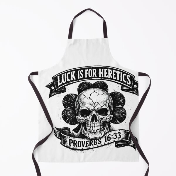 Item preview, Luck is for Heretics Skull Design designed and sold by HUTEND.