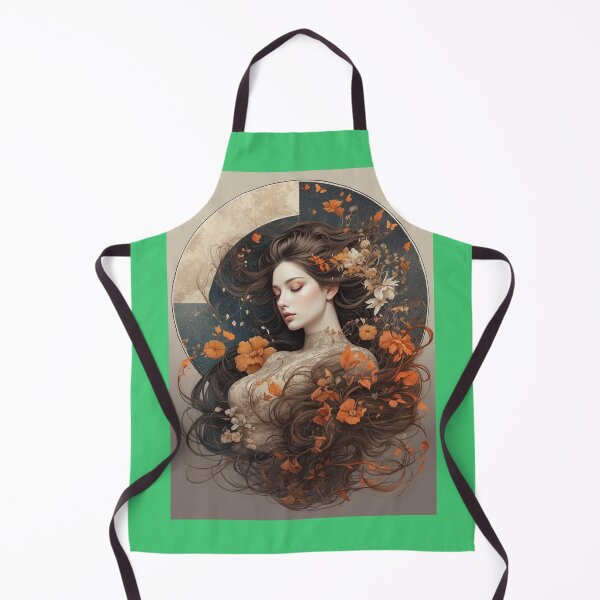 Item preview, Floral Fantasy Portrait in Art Nouveau Style designed and sold by KilianSzmid.