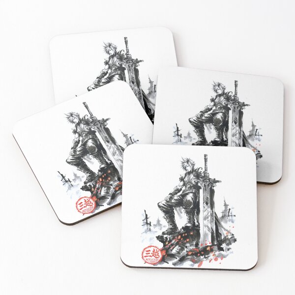 Item preview, Cloud Strife Sumi-e designed and sold by Mitsugoshi.