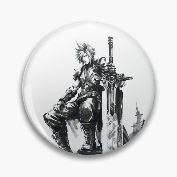 Artikelvorschau, Cloud Strife Sumi-e entworfen und verkauft von Mitsugoshi.