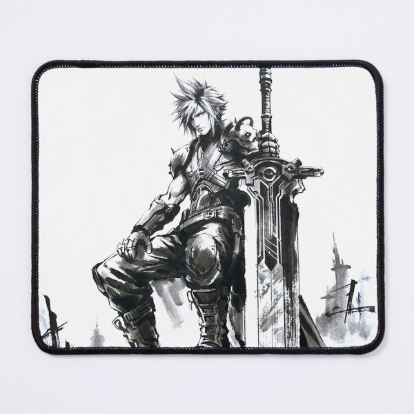 Artikelvorschau, Cloud Strife Sumi-e entworfen und verkauft von Mitsugoshi.