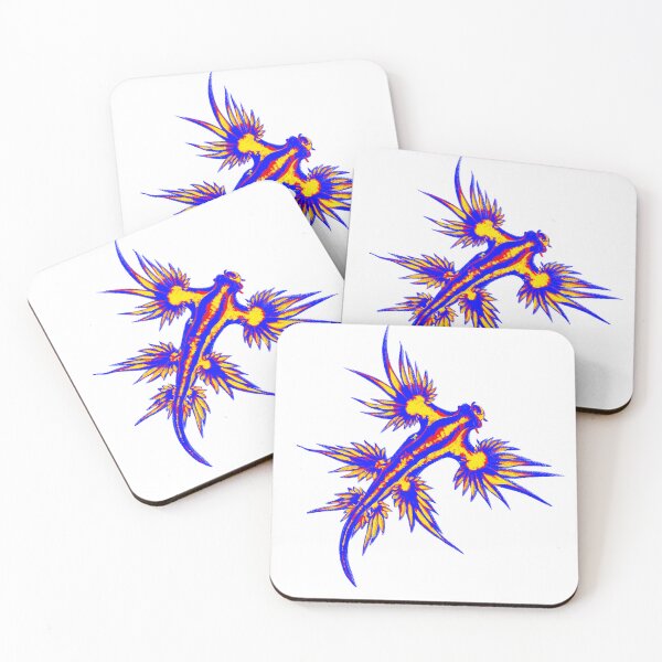 Item preview, Sea Slug Nudibranch Risograph Print designed and sold by RisoSpecimen.