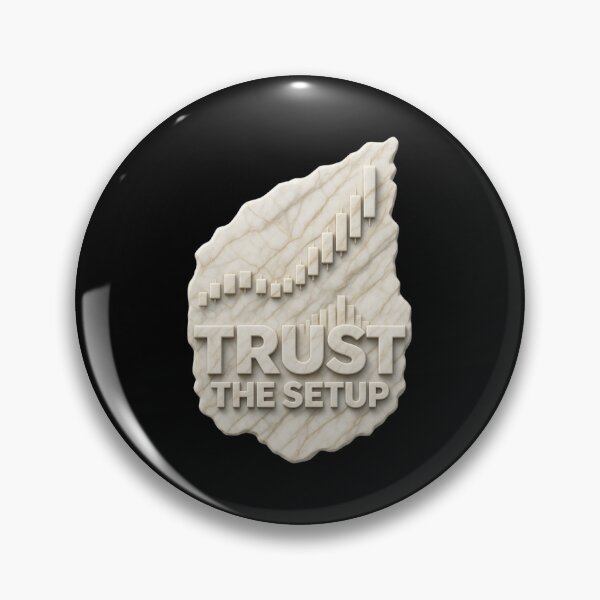 Item preview, Trust The Setup Trading Design | Minimalist Marble Chart | Trader Mindset Forex Crypto Stocks designed and sold by Chart Store | Trading Life.