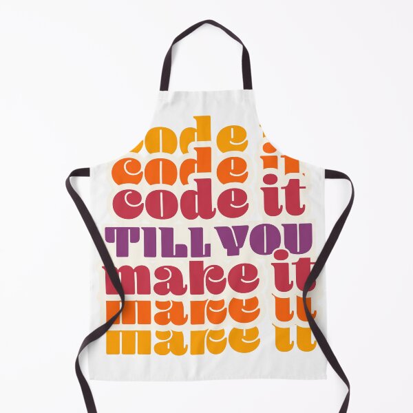 Item preview, Code It Till You Make It Retro Tech Quote designed and sold by Amazing-Gadgets.