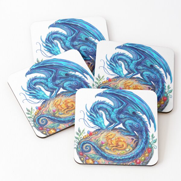 Item preview, Dragon raising its young designed and sold by PP&RAINBOW SHOP.