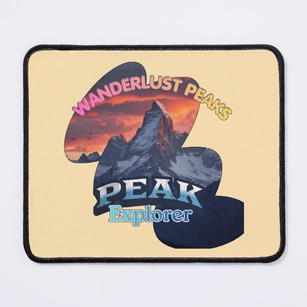 Item preview, Wanderlust Peaks - Segmented Swiss Alps Matterhorn Design designed and sold by PriyaMagic.
