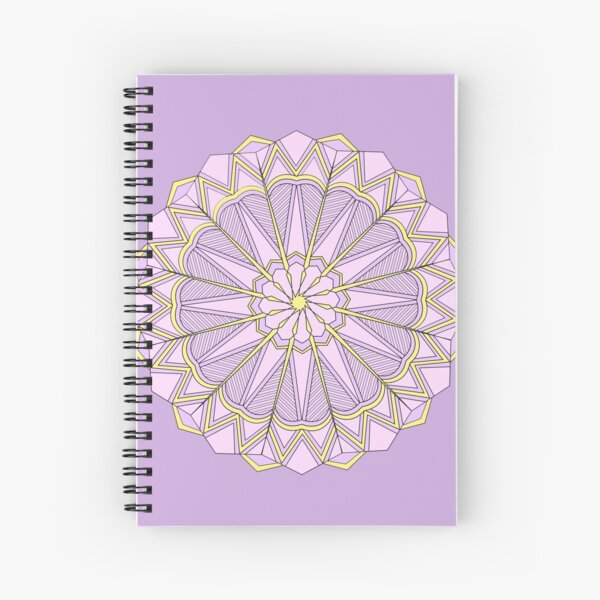 Lavender Mandala Spiral Notebook