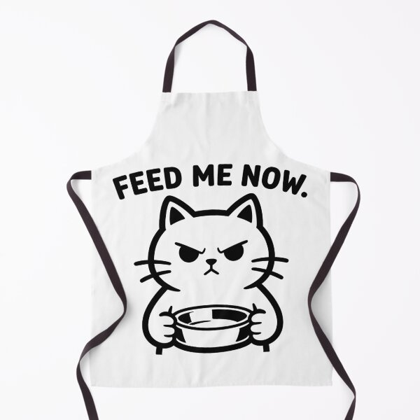 Item preview, Feed Me Now Demanding Cat Meme designed and sold by DetalleXL.