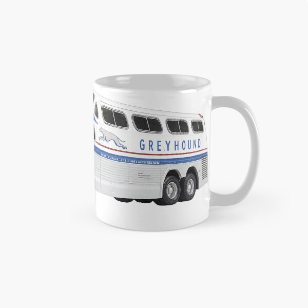 Item preview, A beautifully detailed illustration of the iconic Greyhound Scenicruiser bus designed and sold by PIXEL POP DESIGNS - Beyond the Norm!.