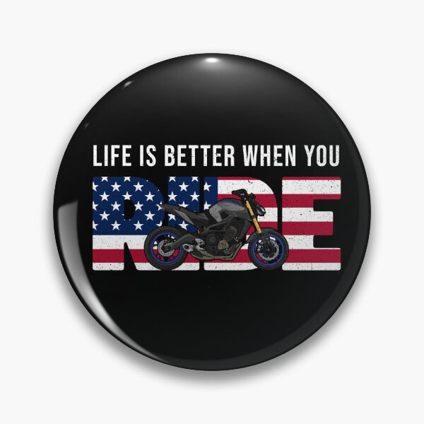 Item preview, MT09 Life Is Better When You Ride designed and sold by FroggyBaBoy.