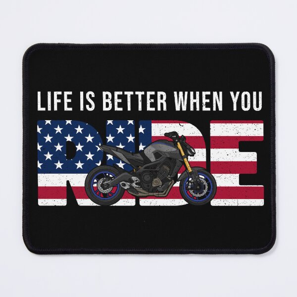 Item preview, MT09 Life Is Better When You Ride designed and sold by FroggyBaBoy.