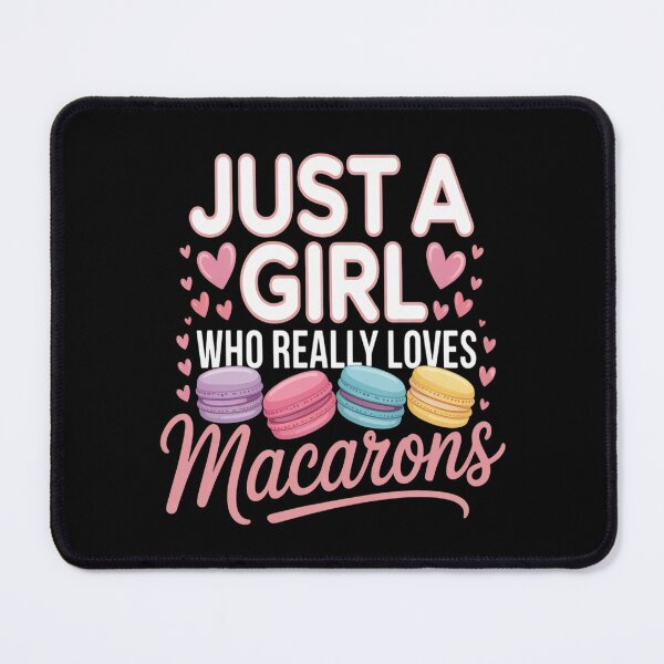 Item preview, Macaron Lover Gift - Just A Girl Who Really Loves Macarons designed and sold by mandiana.