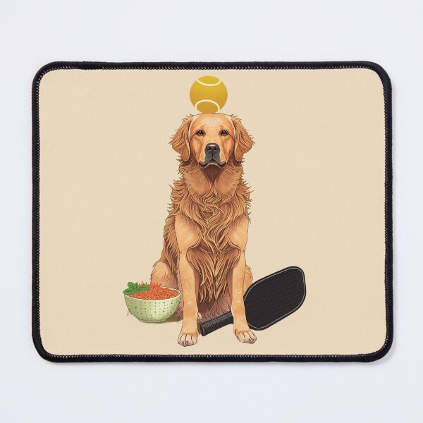 Item preview, Golden Retriever Pickleball Ramen Dog Funny Food Sports Design designed and sold by Willow & Ink.