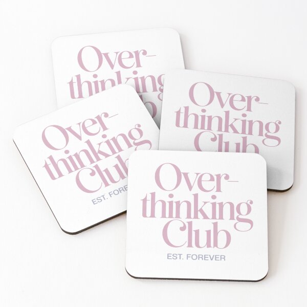 Item preview, Overthinking Club Shirt, Introvert Humor Tee, Mental Health Aesthetic brafdesign designed and sold by Brafdesign.