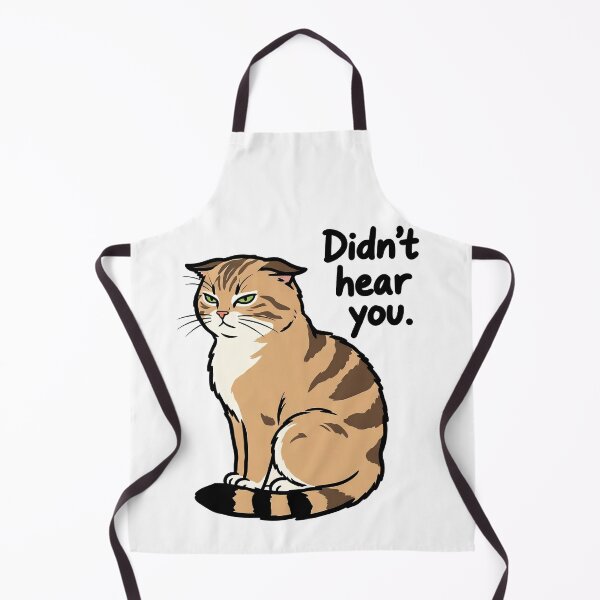 Item preview, Didn't Hear You Minimalist Cat Design designed and sold by DetalleXL.