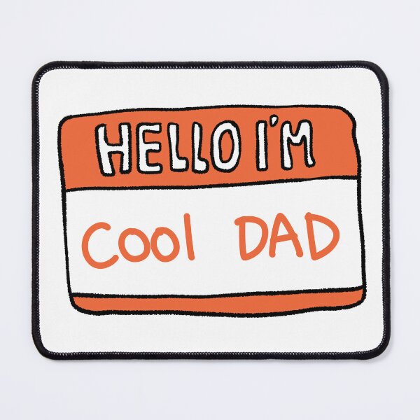 Item preview, Hello I'm Cool Dad Hand Drawn Aesthetic Name Tag Art designed and sold by RNASstuff.