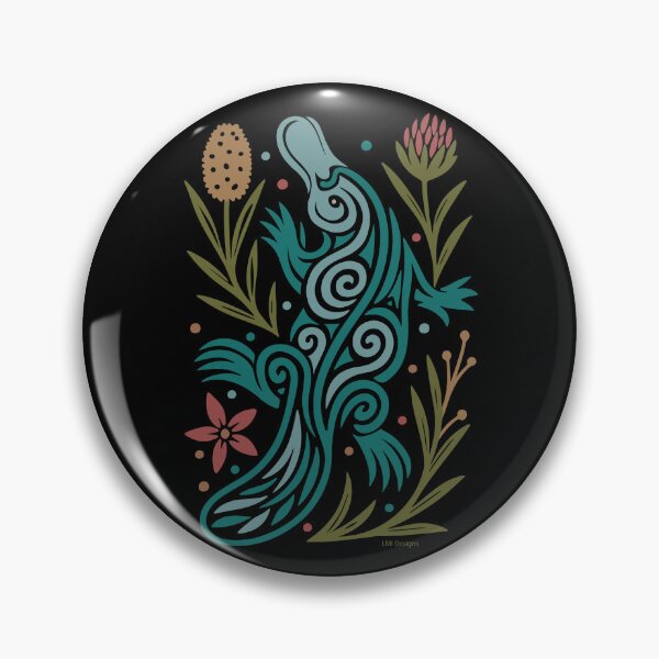 Item preview, Modern Platypus & Native Flora Art - Bold Australian Decor designed and sold by LMIdesigns.