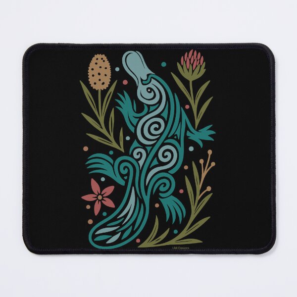 Item preview, Modern Platypus & Native Flora Art - Bold Australian Decor designed and sold by LMIdesigns.