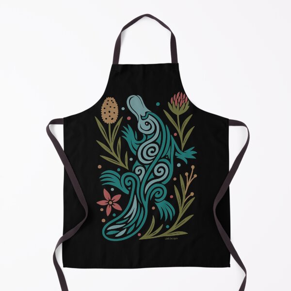 Item preview, Modern Platypus & Native Flora Art - Bold Australian Decor designed and sold by LMIdesigns.