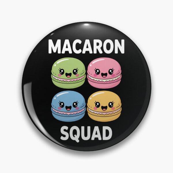 Item preview, Macaron Squad Macarons Baking Bakery French Food Dessert  designed and sold by mandiana.