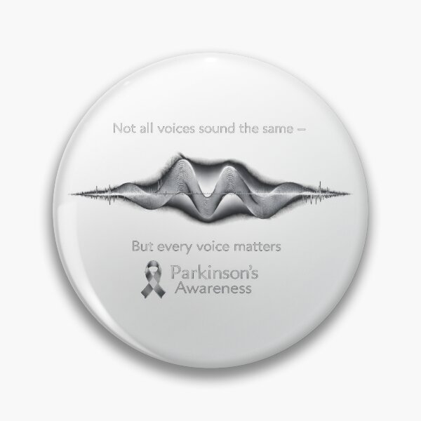Item preview, Not All Voices Sound the Same – Parkinson’s Awareness Sound Wave designed and sold by Mirgonhood.