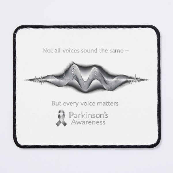 Item preview, Not All Voices Sound the Same – Parkinson’s Awareness Sound Wave designed and sold by Mirgonhood.