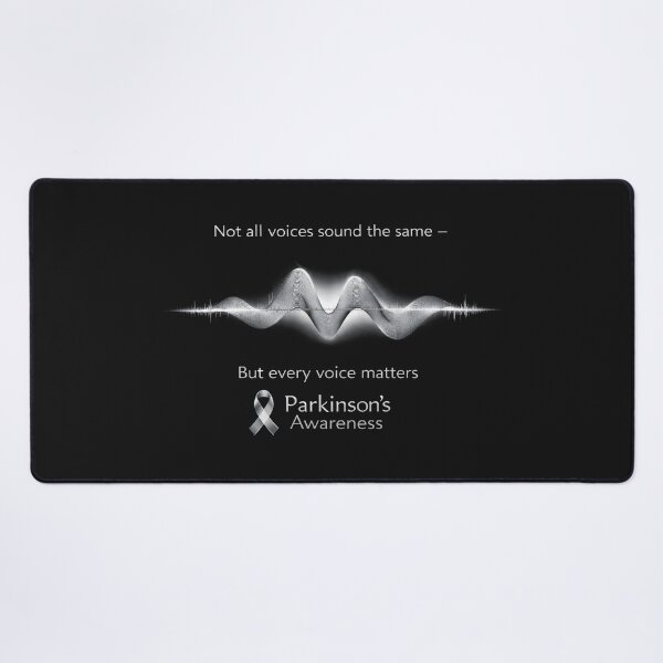 Item preview, Not All Voices Sound the Same – Parkinson’s Awareness Sound Wave designed and sold by Mirgonhood.