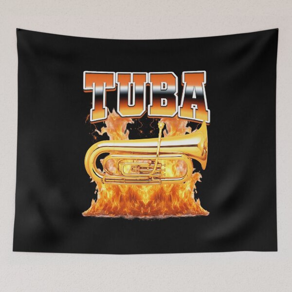 Item preview, Tuba Instrument Tuba Player Tubist 90s Bootleg Style designed and sold by PaulTSchafer.