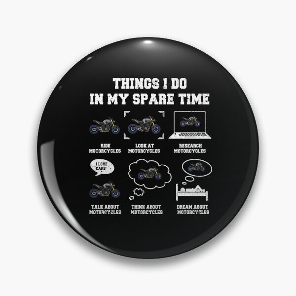 Item preview, MT-09 Rider Spare Time Humor designed and sold by FroggyBaBoy.