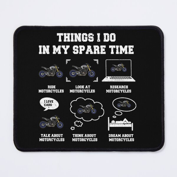 Item preview, MT-09 Rider Spare Time Humor designed and sold by FroggyBaBoy.