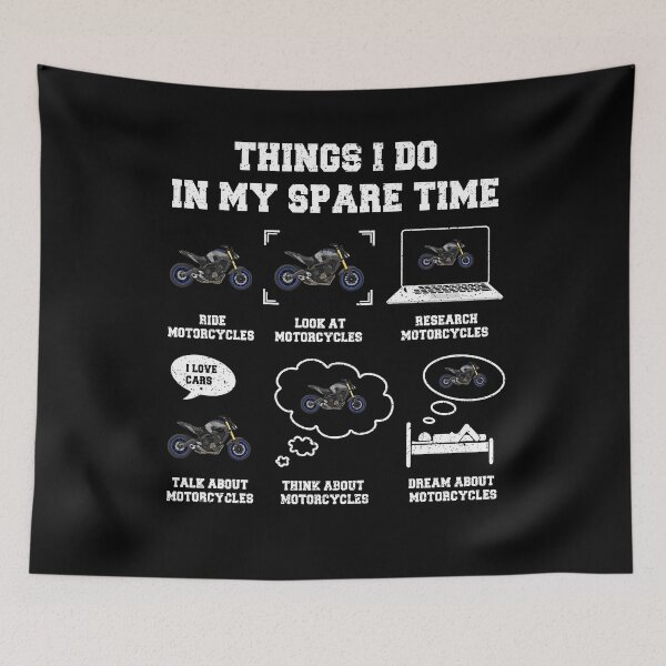 Item preview, MT-09 Rider Spare Time Humor designed and sold by FroggyBaBoy.