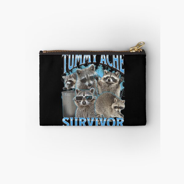 Item preview, Tummy Ache Funny Raccoon Meme Bootleg Graphic 90s designed and sold by PaulTSchafer.
