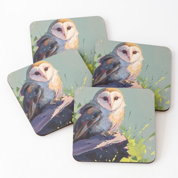 Item preview, Quiet Barn Owl in Soft Light designed and sold by KreutzmannArne.