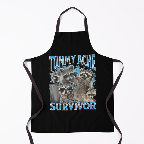 Item preview, Tummy Ache Funny Raccoon Meme Bootleg Graphic 90s designed and sold by PaulTSchafer.