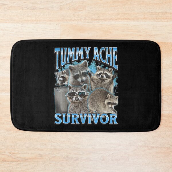 Item preview, Tummy Ache Funny Raccoon Meme Bootleg Graphic 90s designed and sold by PaulTSchafer.