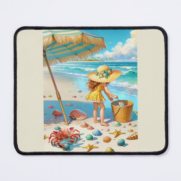 Item preview, COLLECTING SEA SHELLS AT THE BEACH 2 designed and sold by Tammera.