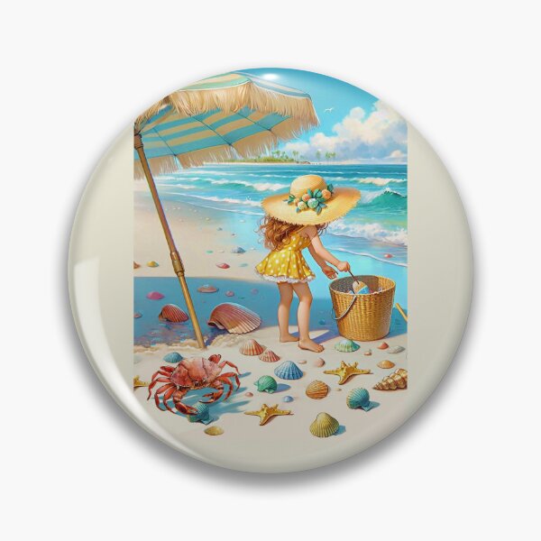Item preview, COLLECTING SEA SHELLS AT THE BEACH 2 designed and sold by Tammera.