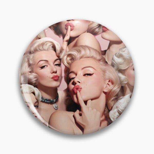 Item preview, Marilyn Multiplied" - 1950s Hollywood Glamour Aesthetic Collage designed and sold by KreativKulture.